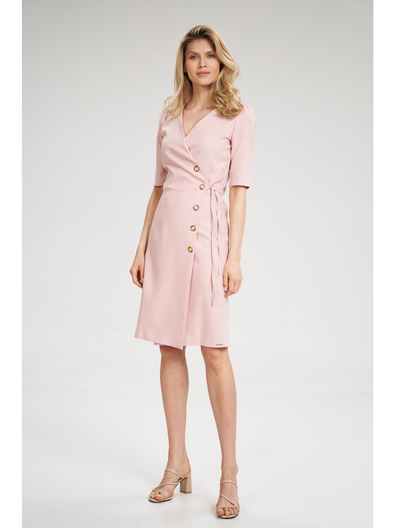 FIGL FIGLFIGL Vestito M703 Rosa Regular Fit