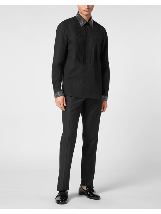 PHILIPP PLEIN PHILIPP PLEIN Košeľa 11467 Čierna Slim Fit