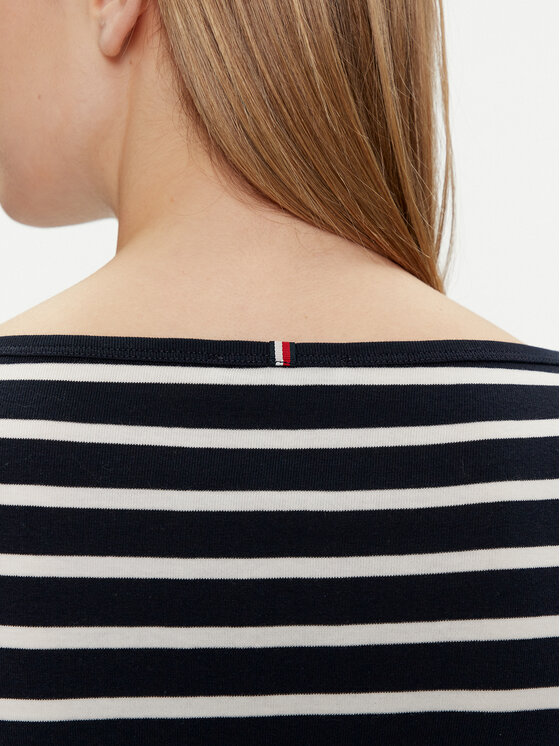 Tommy Hilfiger Tommy Hilfiger Bluză New Cody WW0WW40589 Bleumarin Slim Fit