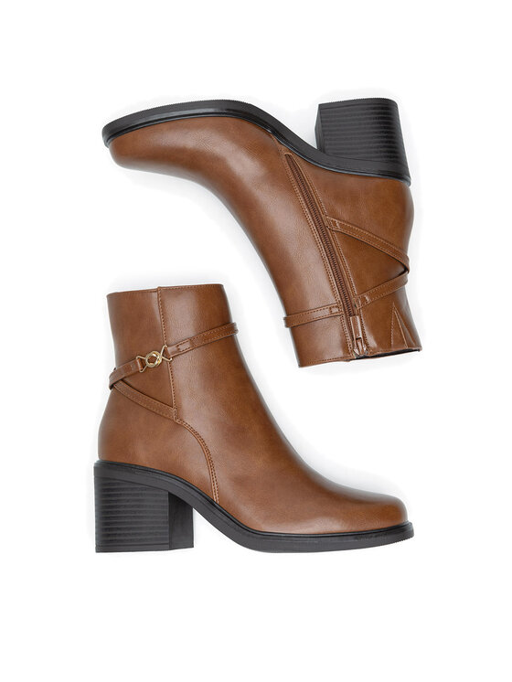 Clara Barson Clara Barson Botki WYL4017-1 Brązowy
