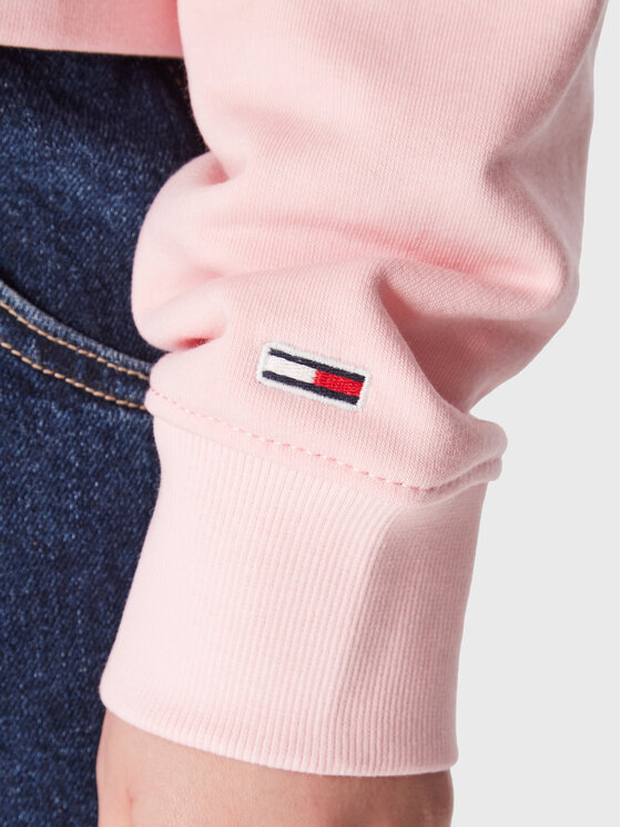 Tommy Jeans Tommy Jeans Felpa Essential DW0DW14851 Rosa Regular Fit