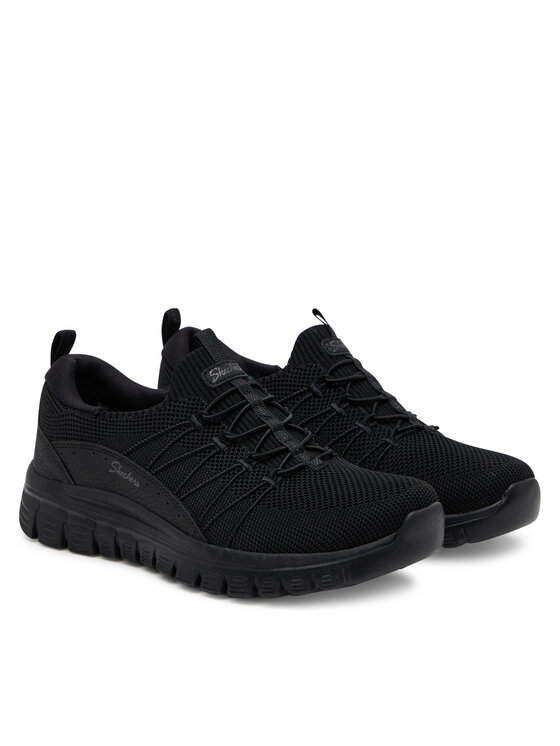 Skechers Skechers Sneakersy Graceful - Picture Perfect 100702/BBK Czarny