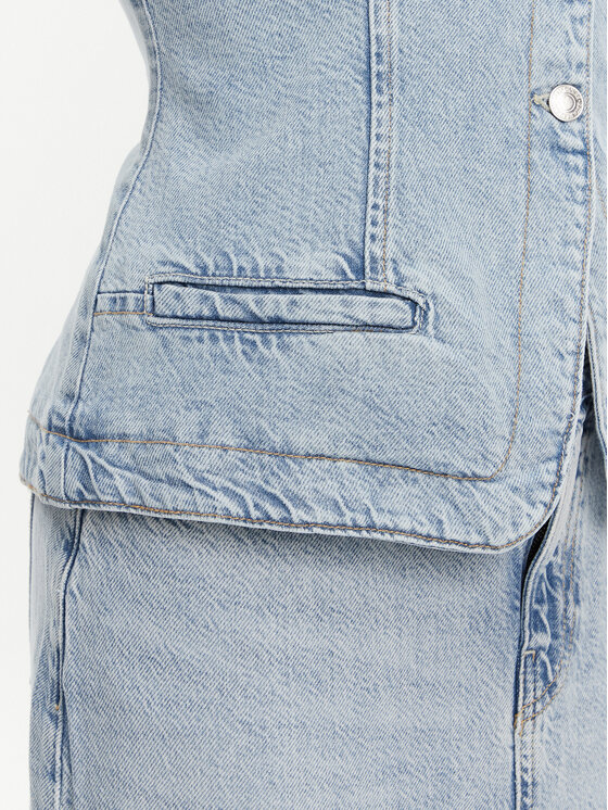 Guess Guess Mellény W5GN89 D5B96 Kék Regular Fit