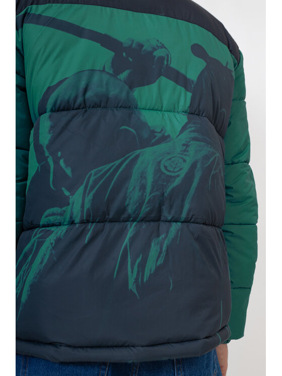 Kamuflage Kamuflage Kurtka zimowa Sanjuro Zielony Regular Fit