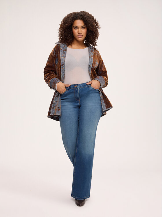 Fiorella Rubino Fiorella Rubino Koszula 5094T001507N024 Niebieski Regular Fit