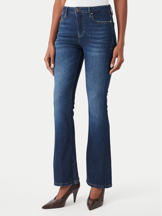 Guess Traperice W6YA0L D1335 Tamnoplava Boot Fit