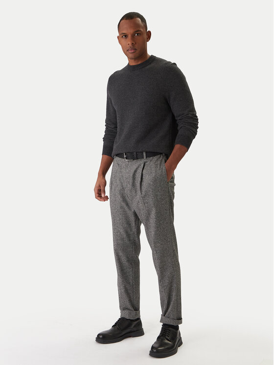 BOSS BOSS Pullover H-Hestro 50549986 Schwarz Regular Fit