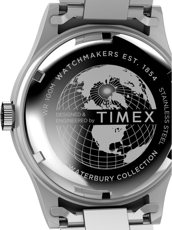 Timex Timex Zegarek TW2W14800 Srebrny