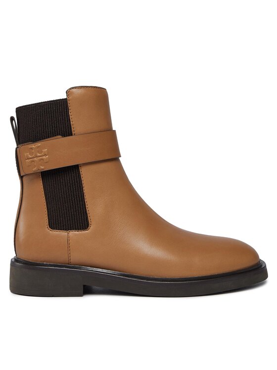 Tory Burch Tory Burch Боти тип челси Double T Chelsea Boot 152831 Бежов