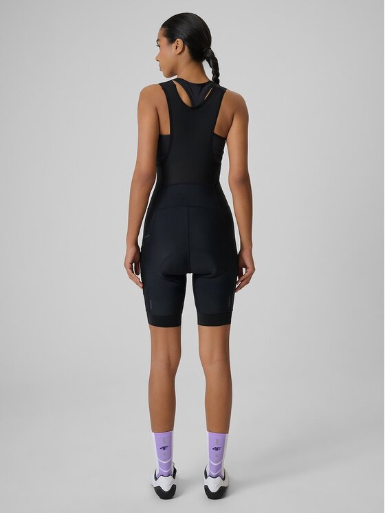 4F 4F Szorty rowerowe 4FRSS26TFSHF1734-20S Czarny Slim Fit