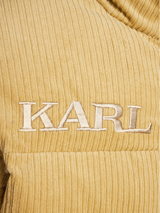 Karl Kani Karl Kani Зимно яке Retro Corduroy 6076015 Бежов Regular Fit