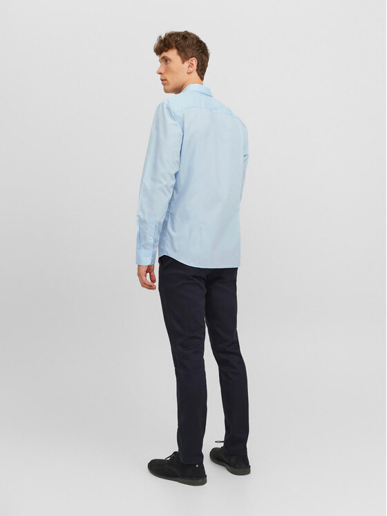 Jack & Jones Jack & Jones Koszula 12187222 Błękitny Slim Fit