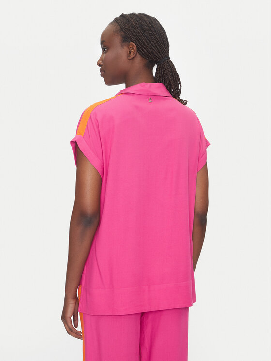 LOLA CASADEMUNT LOLA CASADEMUNT Bluse LS2515027 Rosa Regular Fit