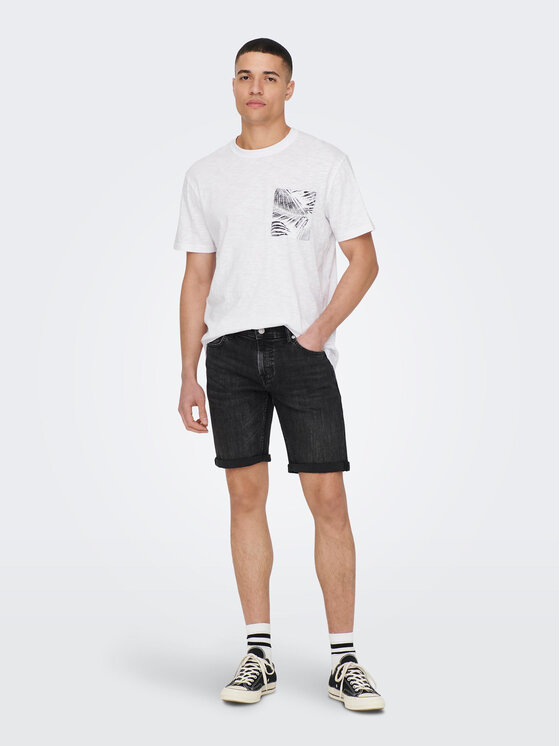 Only & Sons Only & Sons Футболка 22025286 Білий Regular Fit