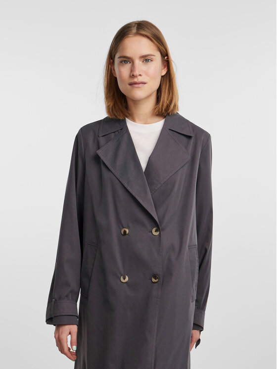 Pieces Trench 17141582 Siva Loose Fit