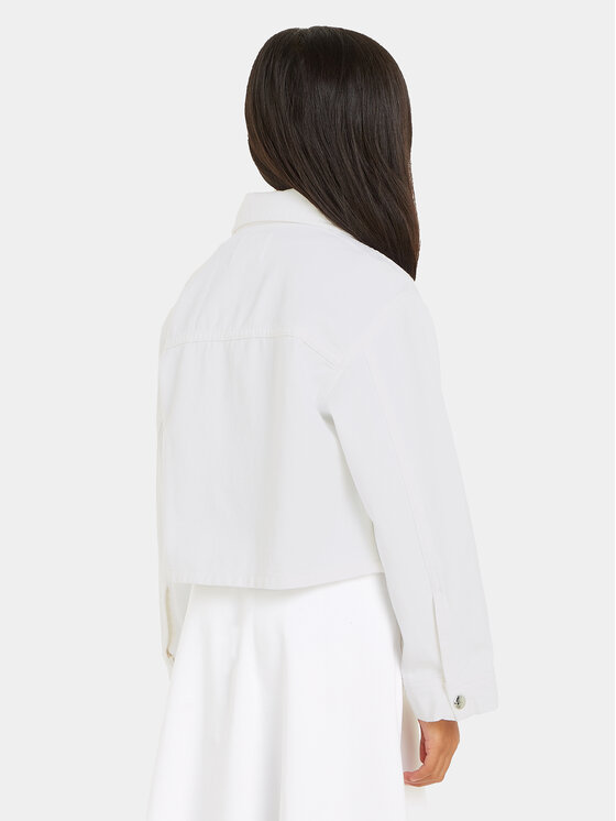 Calvin Klein Jeans Calvin Klein Jeans Giacca di jeans IG0IG02390 Bianco Regular Fit