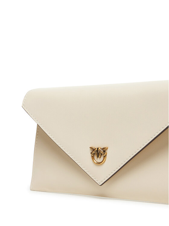 PINKO PINKO Torbica Flat Purse Mini AI 25-26 PCPL 105347 A0F1 Écru