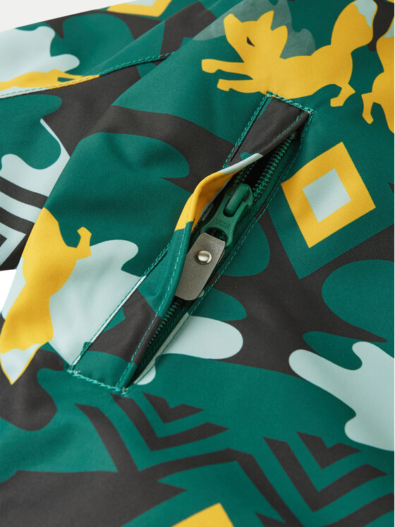 Reima Reima Overall de iarnă Lappi 5100129C Verde Regular Fit