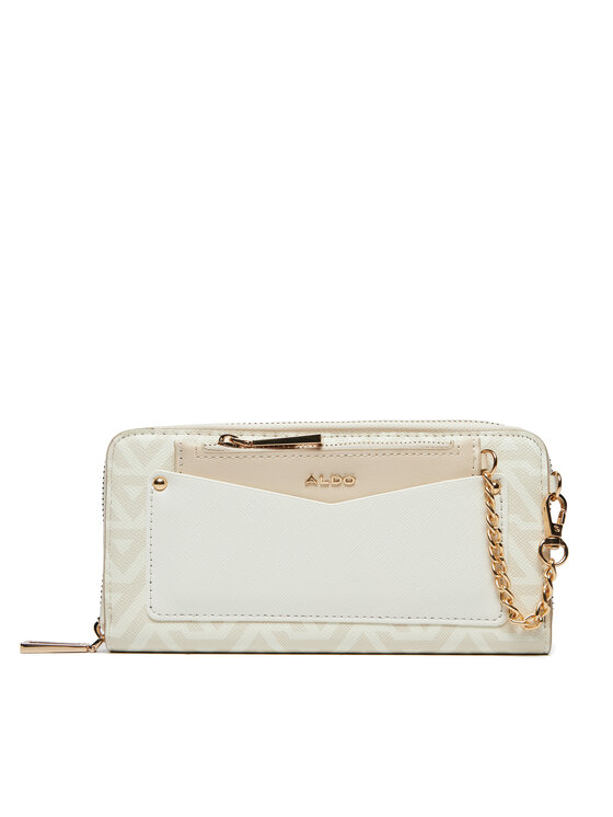 Aldo Aldo Голям дамски портфейл Esai 13629910 Екрю