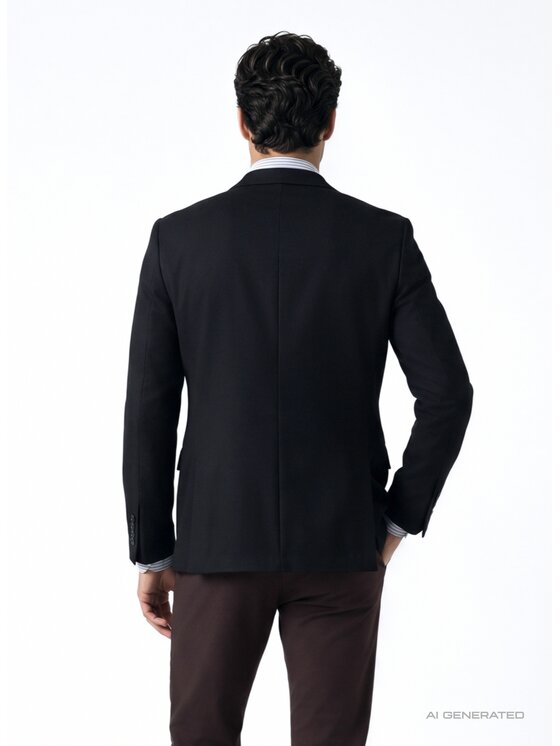Pako Lorente Pako Lorente Marynarka P26WF-3X-010 Czarny Slim Fit