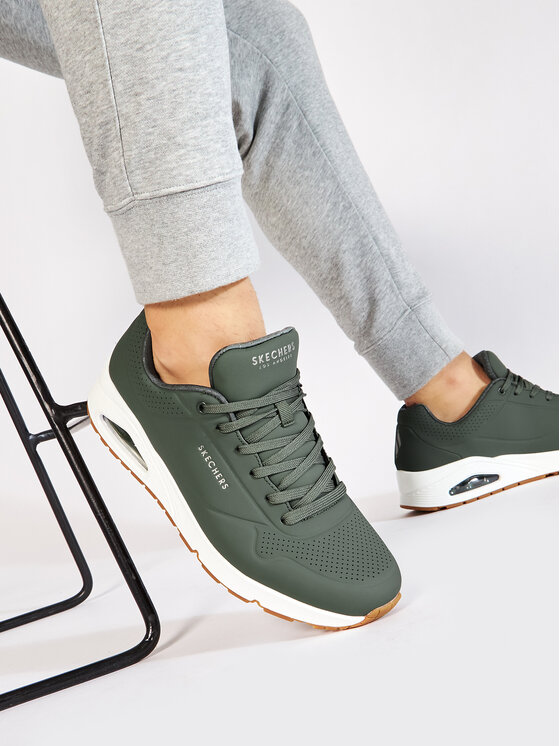 Skechers Skechers Sneakersy Stand On Air 52458/OLV Zelená