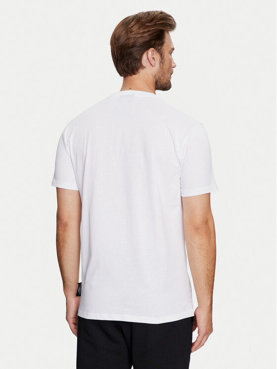 Plein Sport Plein Sport Majica FADC MTK7542 STE003N Bela Slim Fit