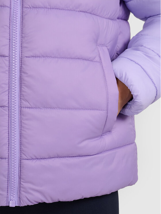 4F 4F Kurtka puchowa OUTERWEAR Fioletowy Regular Fit