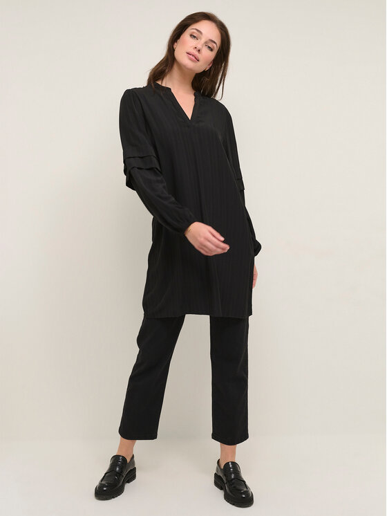 Kaffe Kaffe Tunika Helly 10507200 Schwarz Relaxed Fit