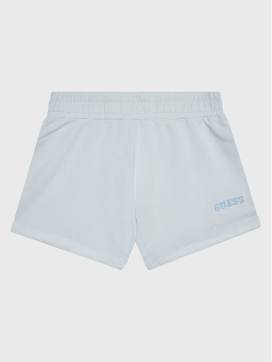 Guess Guess Bavlnené šortky J3GD02 KA6R3 Modrá Regular Fit