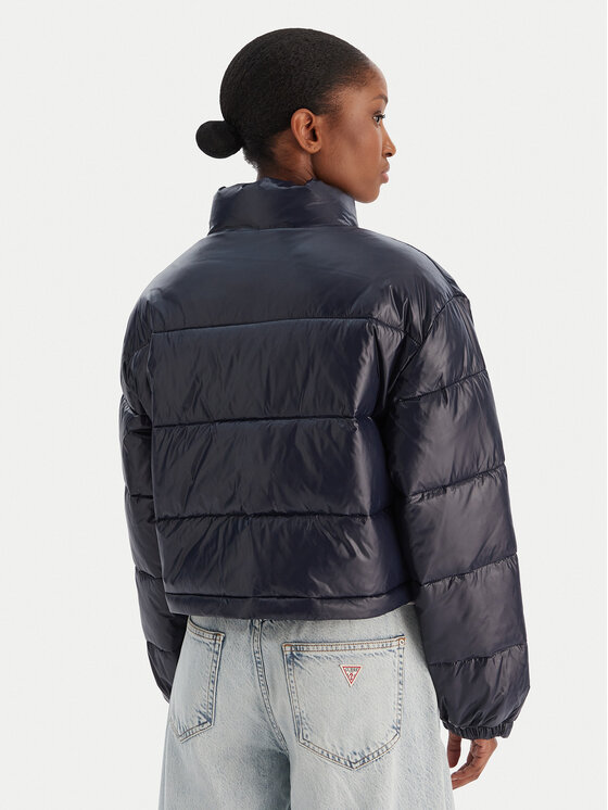 Calvin Klein Jeans Calvin Klein Jeans Зимно яке Shine Crop LV047D504G Тъмносин Regular Fit