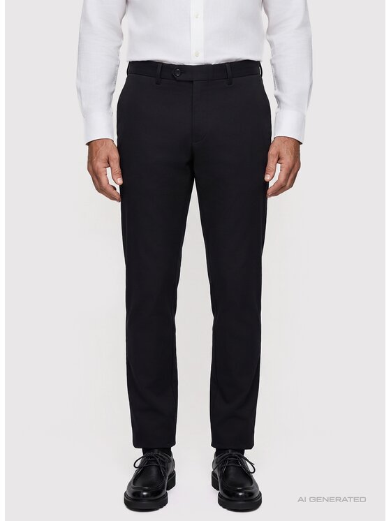 Pako Lorente Pako Lorente Chinosy P26WN-WX-010 Czarny Chino Fit