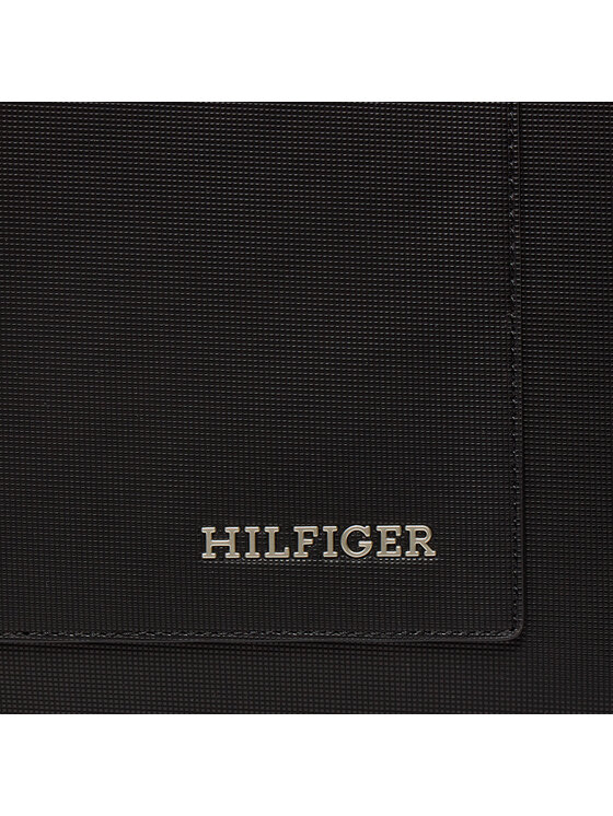 Tommy Hilfiger Tommy Hilfiger Víkendová taška Th Pique Duffle AM0AM11779 Čierna