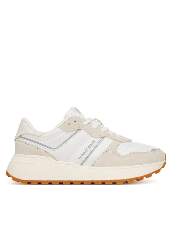 Sneakers Tommy Jeans Tjw Cleated Runner EN0EN02788 Alb
