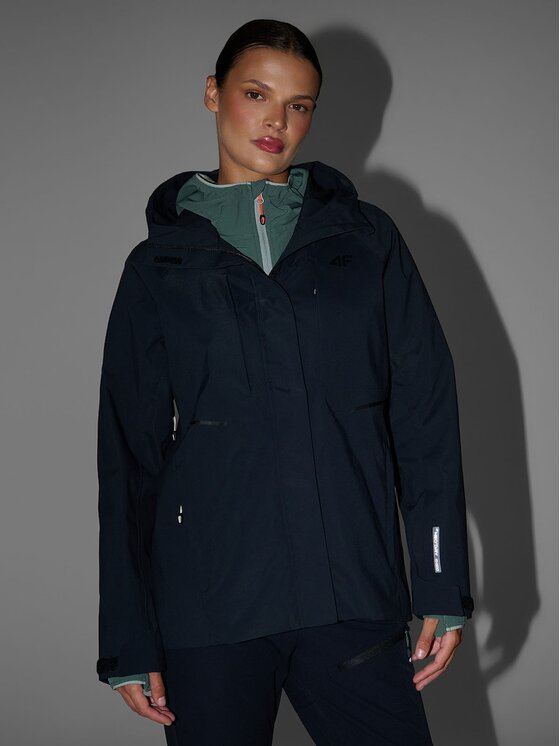 4F 4F Kurtka outdoor 4FRAW26TTJAF1367-20S Czarny Regular Fit