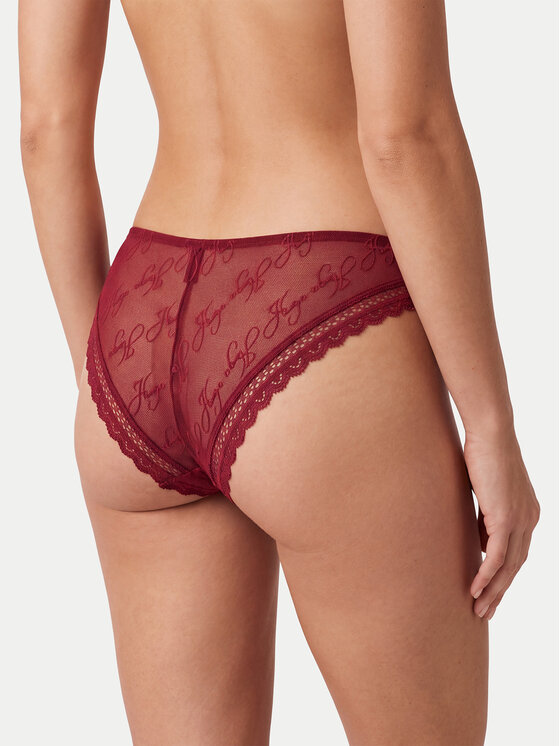 HUGO HUGO Brazilian Damenslip 50566780 Dunkelrot