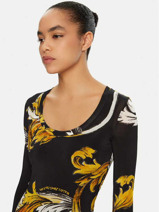 Versace Jeans Couture Versace Jeans Couture Každodenní šaty 78HAO920 JS471 Černá Regular Fit