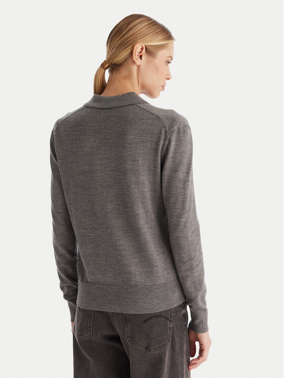 Calvin Klein Calvin Klein Pulover LV044A305G Gri Regular Fit
