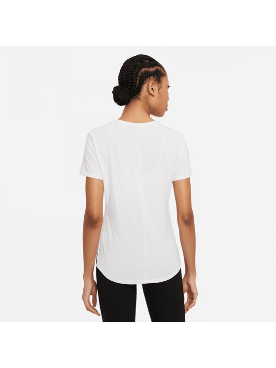 Nike Nike T-shirt Dri-FIT UV One Luxe Bianco Regular Fit