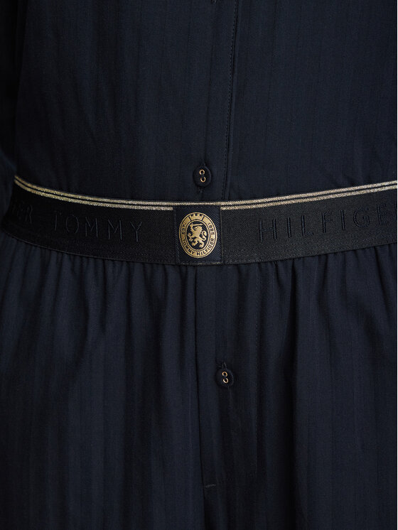 Tommy Hilfiger Tommy Hilfiger Pyžamo UW0UW06693 Tmavomodrá Relaxed Fit