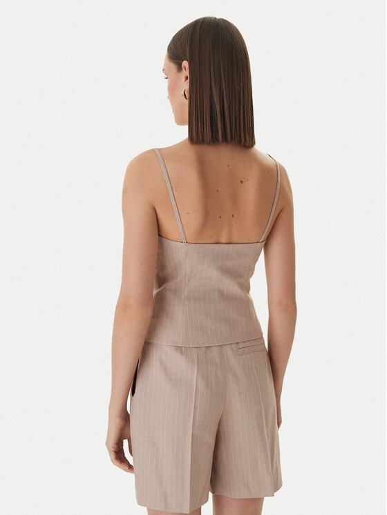 HUGO HUGO Top Copale 50560007 Béžová Slim Fit