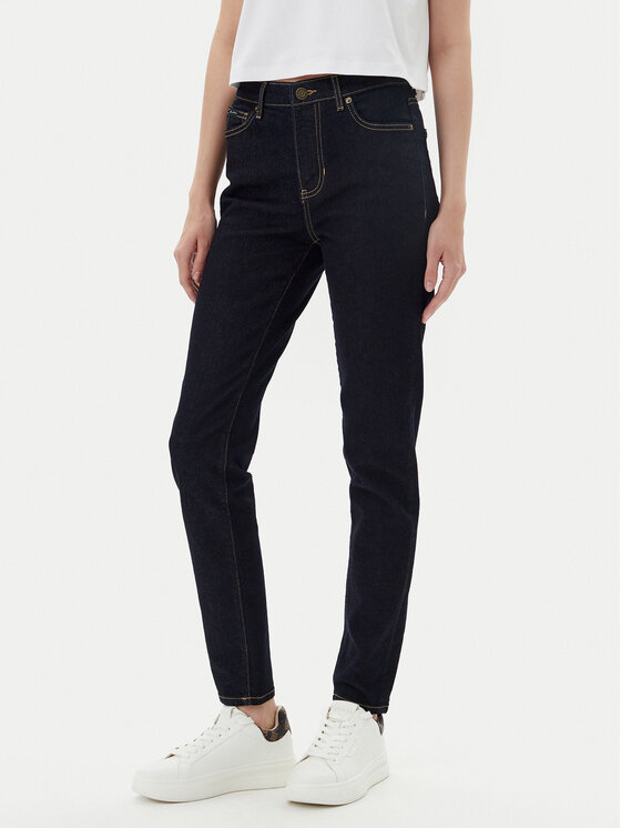 Guess Jeans Guess Jeans Blugi W4BA92 D5CB4 Bleumarin Slim Fit