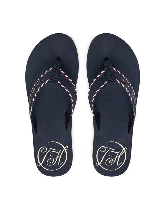 Tommy Hilfiger Tommy Hilfiger Flip-flops Webbing Beach Sandal FW0FW09038 Sötétkék