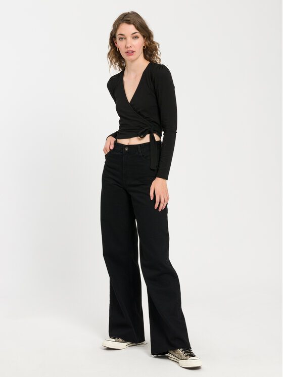 Cross Jeans Cross Jeans Bluzka 55834-020 Czarny