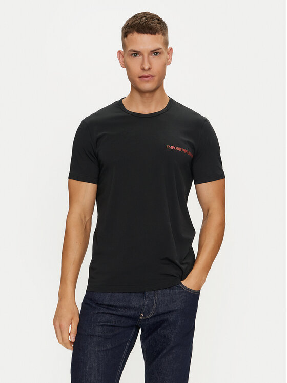 Emporio Armani Underwear Emporio Armani Underwear 2-dielna súprava tričiek 111267 4F717 23820 Čierna Slim Fit