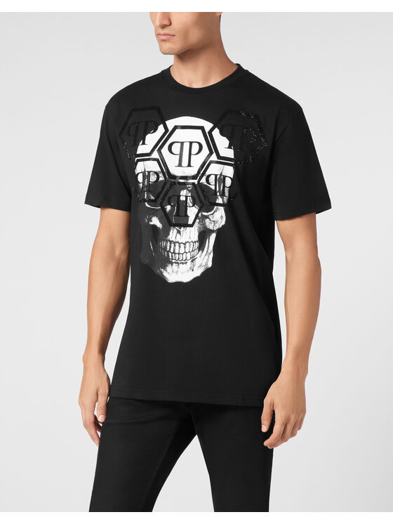 PHILIPP PLEIN PHILIPP PLEIN T-shirt 9557 Nero Regular Fit