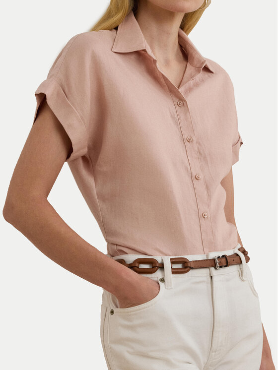 LAUREN RALPH LAUREN LAUREN RALPH LAUREN Košile 200699152053 Růžová Relaxed Fit