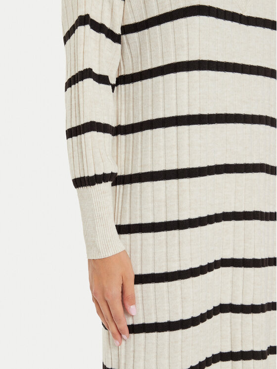 ONLY ONLY Džemper haljina New Tessa 15236372 Bež Relaxed Fit