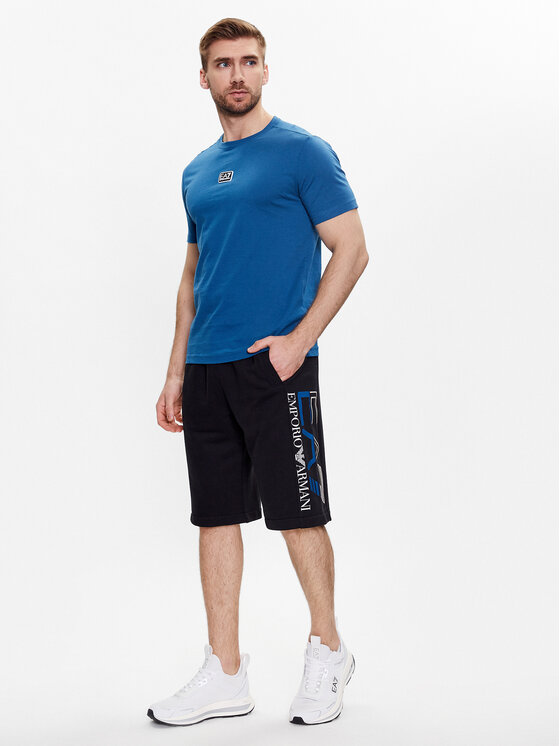 EA7 Emporio Armani EA7 Emporio Armani Sportovní kraťasy 3RPS57 PJLSZ 1200 Černá Relaxed Fit