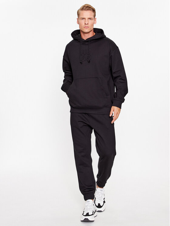 HUGO Hugo Felpa Dokras 50496651 Nero Relaxed Fit