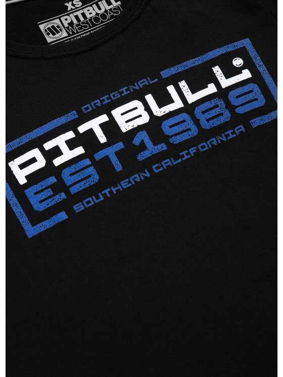 PITBULL PITBULL T-Shirt Koszulka damska In Blue XS Czarny Regular Fit